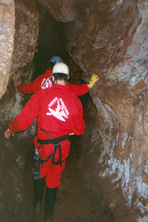 Espeleolog�a en el Alto Tajo
