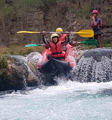 Descenso en canoraft por el Alto Tajo