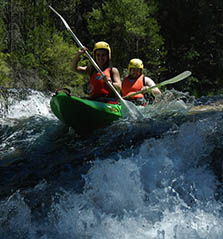 Descenso en piragua por el Alto Tajo