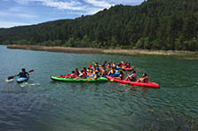 Ruta en kayak, en el pantano de la Chincha 