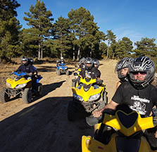 Quads cerca de Madrid, en el Alto Tajo.